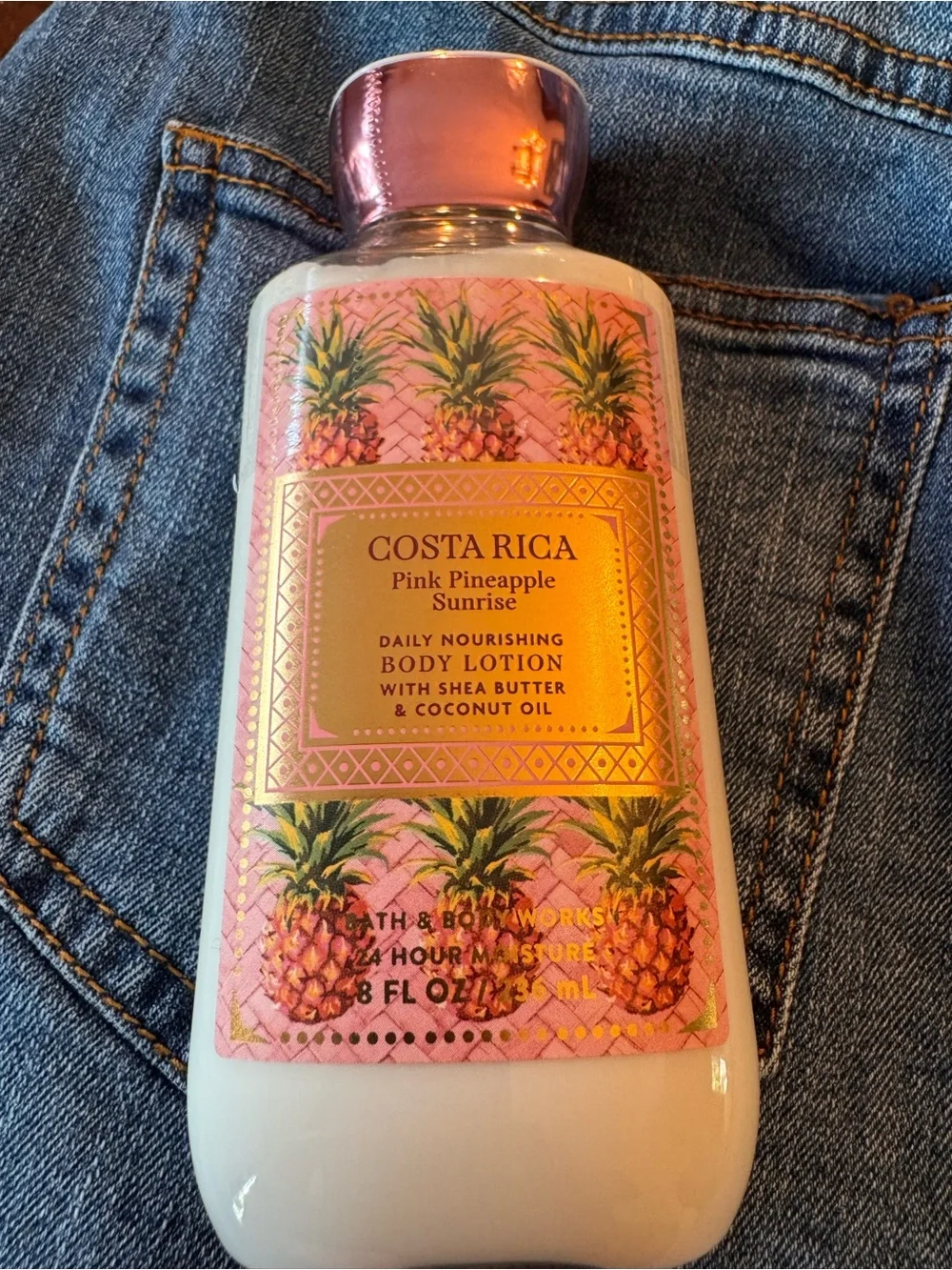 Bath & Body Works 8 ounce Costa Rica Pink Pineapple Sunrise Body Lotion